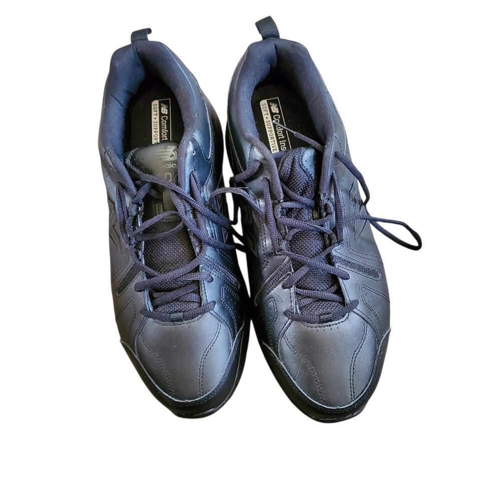 New Balance 608 MX608AB5 Black Shoes Sneakers Slip Resistant Men's Sz 13 4E Wide